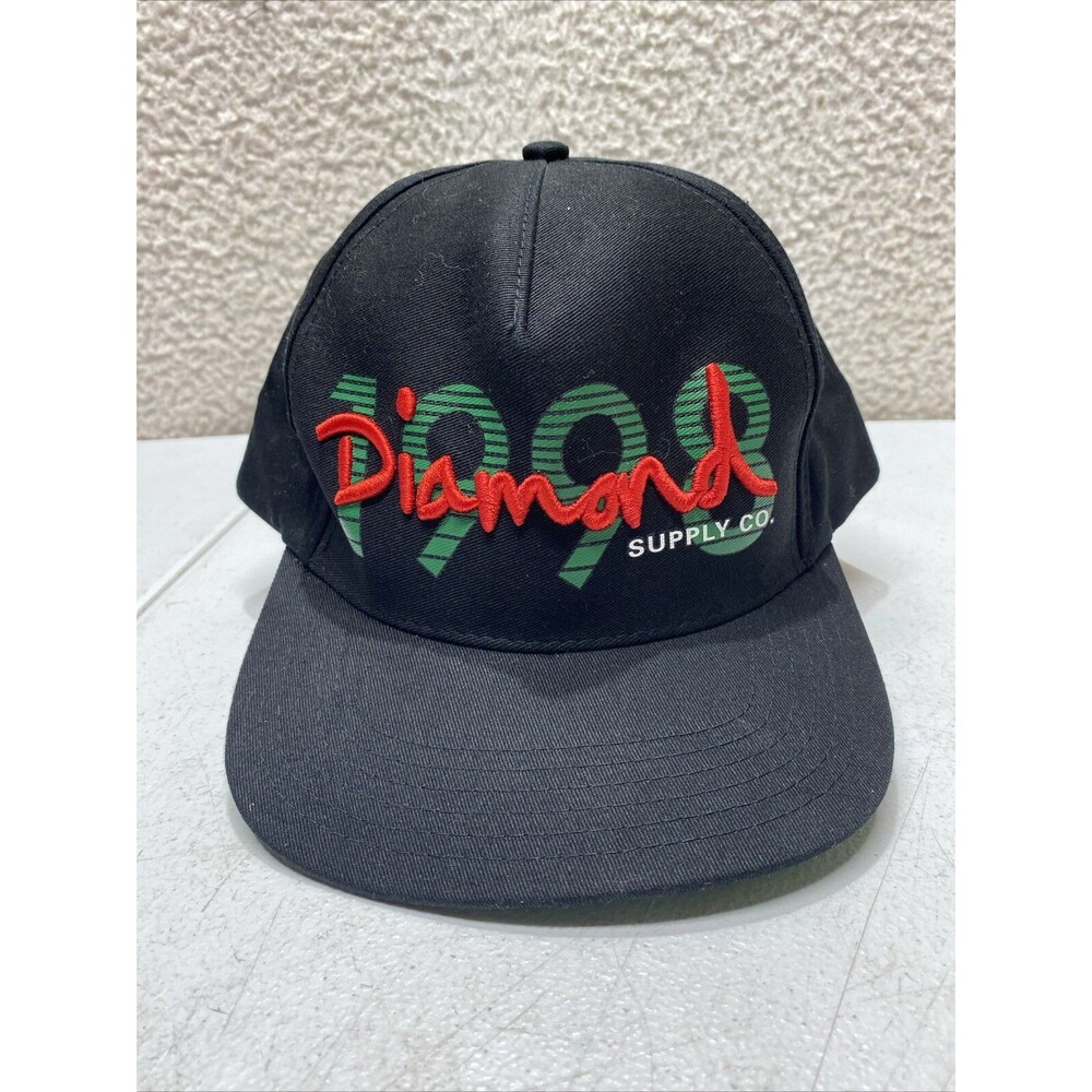 Diamond Supply Co 1998 Cap Hat Adjustable Snapback Black